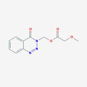 (4-Oxo-1,2,3-benzotriazin-3-yl)methyl 2-methoxyacetate