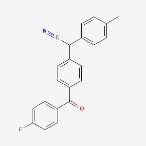 2-[4-(4-Fluorobenzoyl)phenyl]-2-(4-methylphenyl)acetonitrile