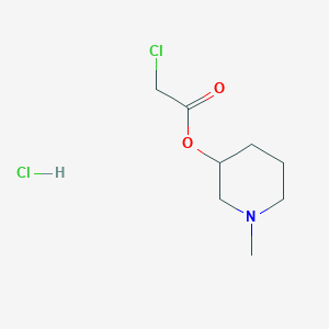 N-methyl-3-piperidyl chloroacetate hydrochloride