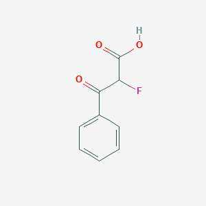 molecular formula C9H7FO3 B028335 2-Fluoro-3-oxo-3-phenylpropanoic acid CAS No. 110574-55-5