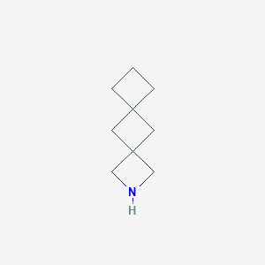 molecular formula C9H15N B2833502 8-氮杂二螺[3.1.36.14]癸烷 CAS No. 1936354-15-2