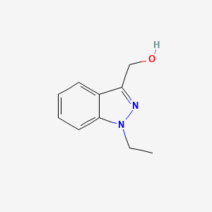 molecular formula C10H12N2O B2833509 (1-Ethyl-1H-indazol-3-yl)methanol CAS No. 1352542-15-4