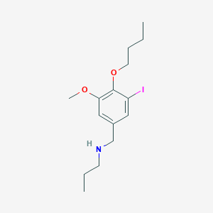 N-(4-butoxy-3-iodo-5-methoxybenzyl)-N-propylamine