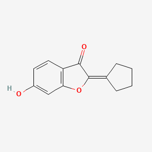2-cyclopentylidene-6-hydroxy-1-benzofuran-3(2H)-one