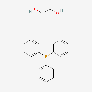 molecular formula C20H21O2P B2833564 Ethane-1,2-diol;triphenylphosphane CAS No. 238403-28-6