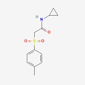N-cyclopropyl-2-[(4-methylphenyl)sulfonyl]acetamide