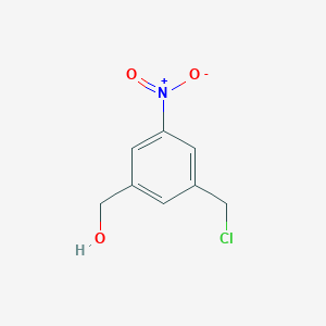 molecular formula C8H8ClNO3 B2833589 3-(氯甲基)-5-硝基苄醇 CAS No. 2069250-63-9