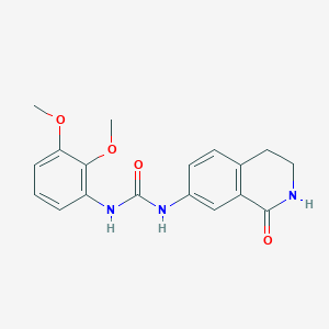 1-(2,3-Dimethoxyphenyl)-3-(1-oxo-1,2,3,4-tetrahydroisoquinolin-7-yl)urea