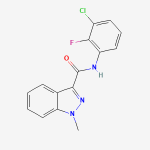 N-(3-chloro-2-fluorophenyl)-1-methyl-1H-indazole-3-carboxamide