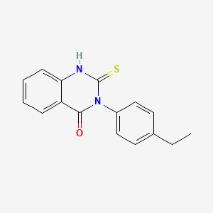 3-(4-ethylphenyl)-2-thioxo-2,3-dihydroquinazolin-4(1H)-one