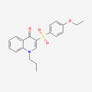 molecular formula C20H21NO4S B2833677 3-((4-乙氧基苯基)磺酰)-1-丙基喹啉-4(1H)-酮 CAS No. 899214-25-6