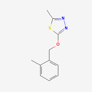 2-Methyl-5-[(2-methylphenyl)methoxy]-1,3,4-thiadiazole