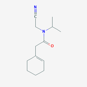 N-(cyanomethyl)-2-(cyclohex-1-en-1-yl)-N-(propan-2-yl)acetamide