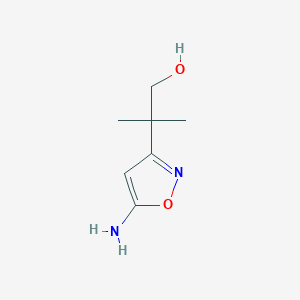 2-(5-Aminoisoxazol-3-YL)-2-methylpropan-1-OL