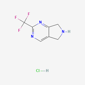 2-(Trifluoromethyl)-6,7-dihydro-5H-pyrrolo[3,4-d]pyrimidine hydrochloride