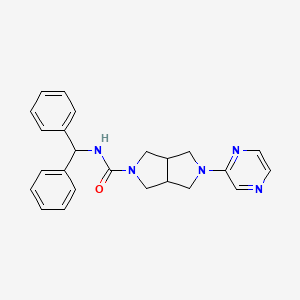 N-(diphenylmethyl)-5-(pyrazin-2-yl)-octahydropyrrolo[3,4-c]pyrrole-2-carboxamide