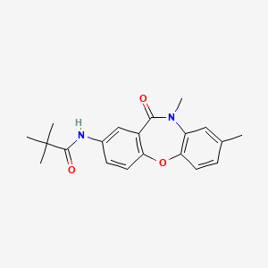 N-(8,10-dimethyl-11-oxo-10,11-dihydrodibenzo[b,f][1,4]oxazepin-2-yl)pivalamide