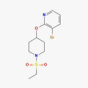 3-Bromo-2-((1-(ethylsulfonyl)piperidin-4-yl)oxy)pyridine