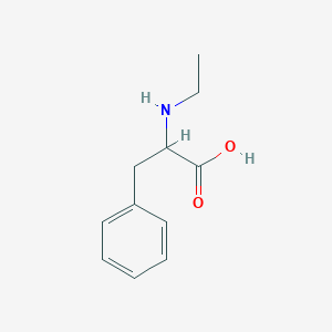 molecular formula C11H15NO2 B2833805 2-(Ethylamino)-3-phenylpropanoic acid CAS No. 64991-34-0