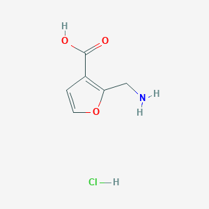 2-(Aminomethyl)furan-3-carboxylic acid hydrochloride