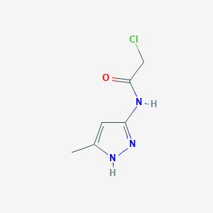 2-chloro-N-(5-methyl-1H-pyrazol-3-yl)acetamide
