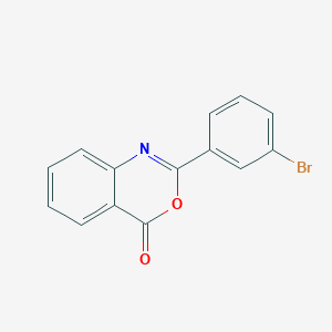molecular formula C14H8BrNO2 B2833834 2-(3-溴苯基)-4H-3,1-苯并噻嗪-4-酮 CAS No. 53463-67-5