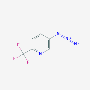 molecular formula C6H3F3N4 B2833848 5-Azido-2-(trifluoromethyl)pyridine CAS No. 1309469-67-7