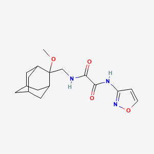 N1-(isoxazol-3-yl)-N2-(((1R,3S,5r,7r)-2-methoxyadamantan-2-yl)methyl)oxalamide