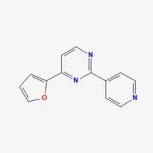 4-(2-Furyl)-2-(4-pyridinyl)pyrimidine
