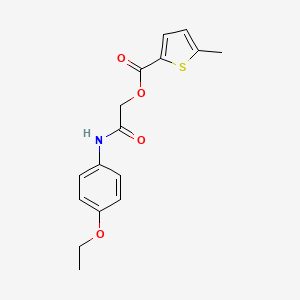 [2-(4-Ethoxyanilino)-2-oxoethyl] 5-methylthiophene-2-carboxylate