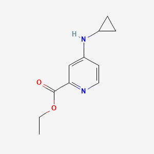 molecular formula C11H14N2O2 B2833925 Ethyl 4-(cyclopropylamino)pyridine-2-carboxylate CAS No. 2248328-39-2