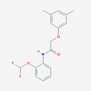 N-[2-(difluoromethoxy)phenyl]-2-(3,5-dimethylphenoxy)acetamide