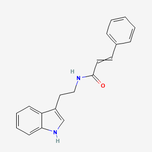molecular formula C19H18N2O B2833979 N-[2-(1H-indol-3-yl)ethyl]-3-phenylprop-2-enamide CAS No. 212707-61-4; 74582-72-2