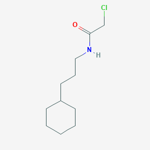 molecular formula C11H20ClNO B2833982 2-chloro-N-(3-cyclohexylpropyl)acetamide CAS No. 501008-00-0