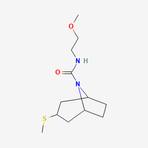 (1R,5S)-N-(2-methoxyethyl)-3-(methylthio)-8-azabicyclo[3.2.1]octane-8-carboxamide