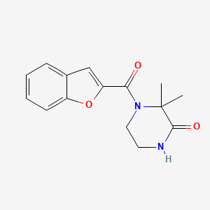 4-(Benzofuran-2-carbonyl)-3,3-dimethylpiperazin-2-one