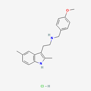 2-(2,5-dimethyl-1H-indol-3-yl)-N-(4-methoxybenzyl)ethanamine hydrochloride