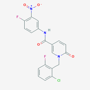 1-(2-chloro-6-fluorobenzyl)-N-(4-fluoro-3-nitrophenyl)-6-oxo-1,6-dihydropyridine-3-carboxamide