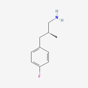 (2R)-3-(4-Fluorophenyl)-2-methylpropan-1-amine
