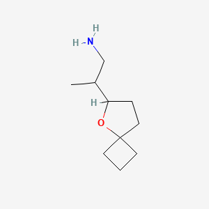 2-(5-Oxaspiro[3.4]octan-6-yl)propan-1-amine