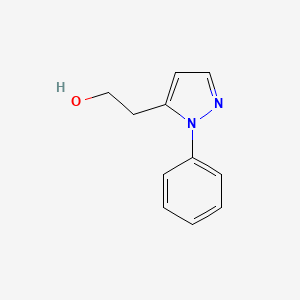 molecular formula C11H12N2O B2834071 2-(1-苯基-1H-吡唑-5-基)乙醇 CAS No. 1044856-44-1