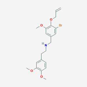 N-[4-(allyloxy)-3-bromo-5-methoxybenzyl]-N-[2-(3,4-dimethoxyphenyl)ethyl]amine