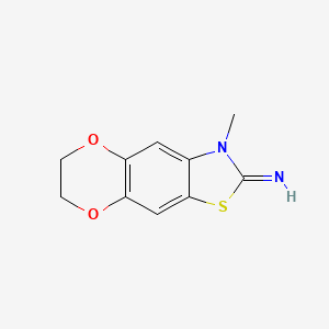 3-methyl-6,7-dihydro-[1,4]dioxino[2',3':4,5]benzo[1,2-d]thiazol-2(3H)-imine