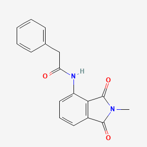 N-(2-methyl-1,3-dioxoisoindol-4-yl)-2-phenylacetamide