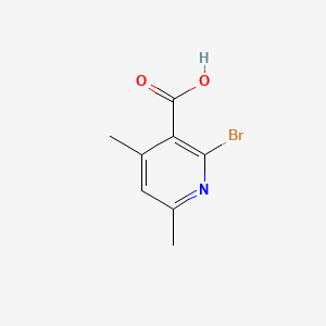 molecular formula C8H8BrNO2 B2834149 2-Bromo-4,6-dimethylnicotinic acid CAS No. 618397-77-6