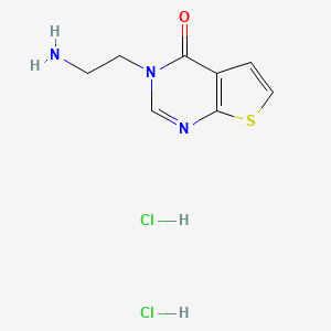 3-(2-aminoethyl)thieno[2,3-d]pyrimidin-4(3H)-one dihydrochloride