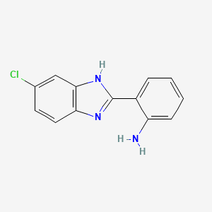 2-(5-chloro-1H-1,3-benzodiazol-2-yl)aniline