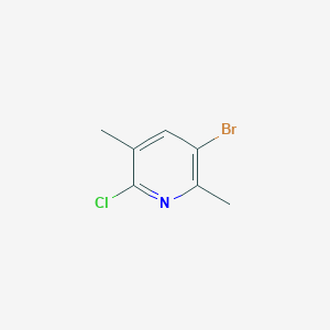 molecular formula C7H7BrClN B2834207 3-Bromo-6-chloro-2,5-dimethylpyridine CAS No. 2442597-64-8