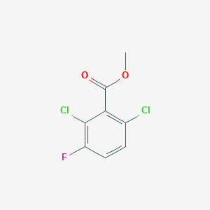 molecular formula C8H5Cl2FO2 B2834211 2,6-Dichloro-3-fluorobenzoic acid methyl ester CAS No. 1214353-49-7