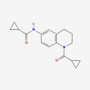 N-[1-(cyclopropanecarbonyl)-3,4-dihydro-2H-quinolin-6-yl]cyclopropanecarboxamide